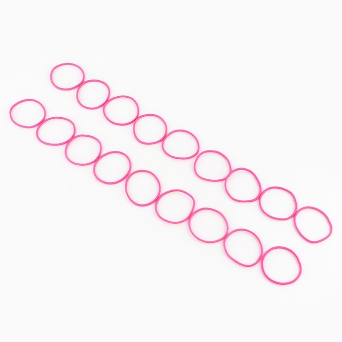 Резинки для волос «Для самой яркой» 18 шт., диам. 4 см Резинки для волос «Для самой яркой» 18 шт., диам. 4 см