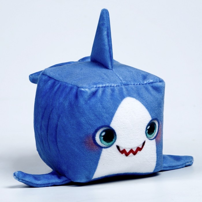 Мягкая игрушка кубик  Мягкая игрушка кубик "Акула"