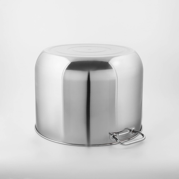 Кастрюля цельнотянутая «Профи», 50 л, d=45 см, металлическая крышка