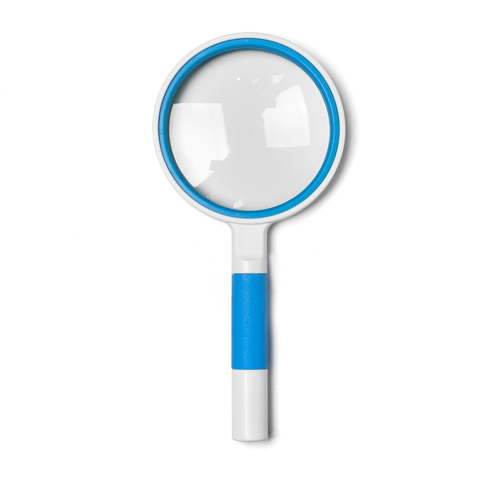 Лупа классическая, линза 70мм, эргономичная ручка Лупа классическая, линза 70мм, эргономичная ручка