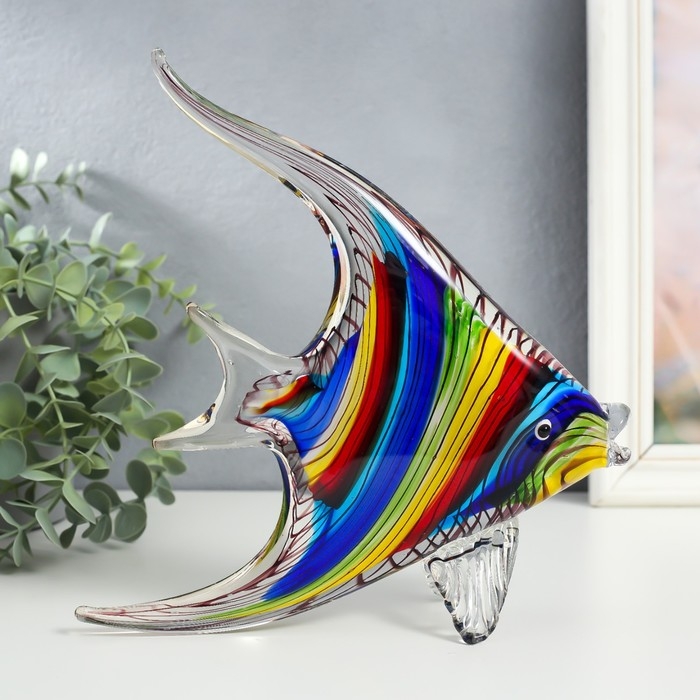 Сувенир стекло Сувенир стекло "Рыбка клоун" под муранское стекло 22х7х25 см