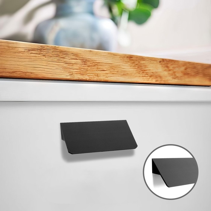 Ручка-скоба CAPPIO RSC031, м/о 64 мм, цвет черный Ручка-скоба CAPPIO RSC031, м/о 64 мм, цвет черный