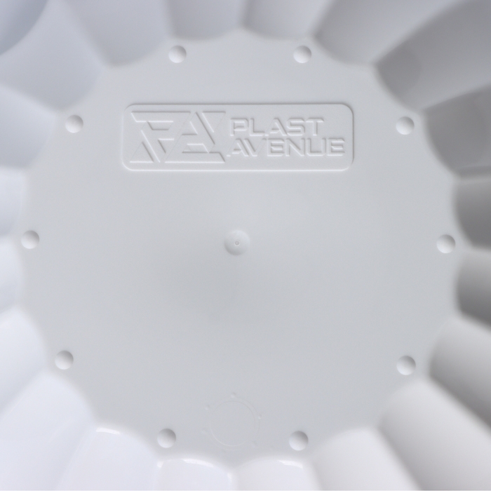 Кашпо для цветов с автополивом «Ракушка», 2,4 л, цвет белый Кашпо для цветов с автополивом «Ракушка», 2,4 л, цвет белый