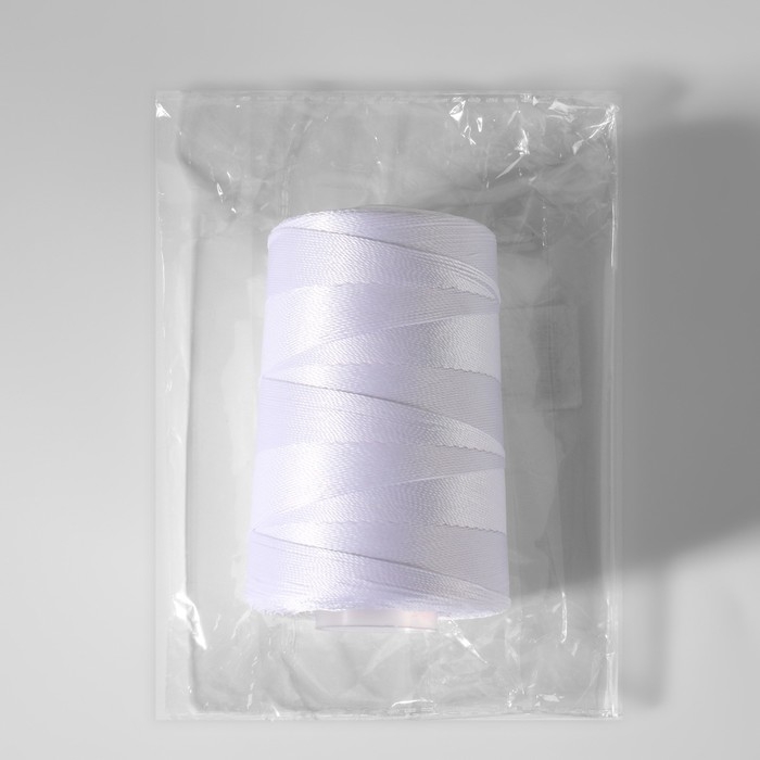 Нитки 270Л, 1000 м, цвет белый №001 Нитки 270Л, 1000 м, цвет белый №001