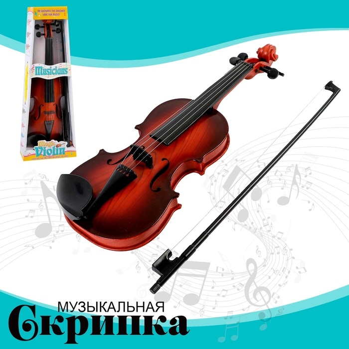 Игрушка музыкальная «Скрипка. Маэстро», звуковые эффекты, цвета МИКС Игрушка музыкальная «Скрипка. Маэстро», звуковые эффекты, цвета МИКС