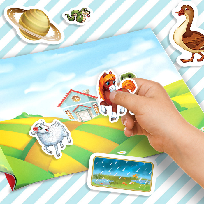 Набор книг 100 наклеек «Путешествуем вокруг света», 3 шт. по 12 стр. Набор книг 100 наклеек «Путешествуем вокруг света», 3 шт. по 12 стр.