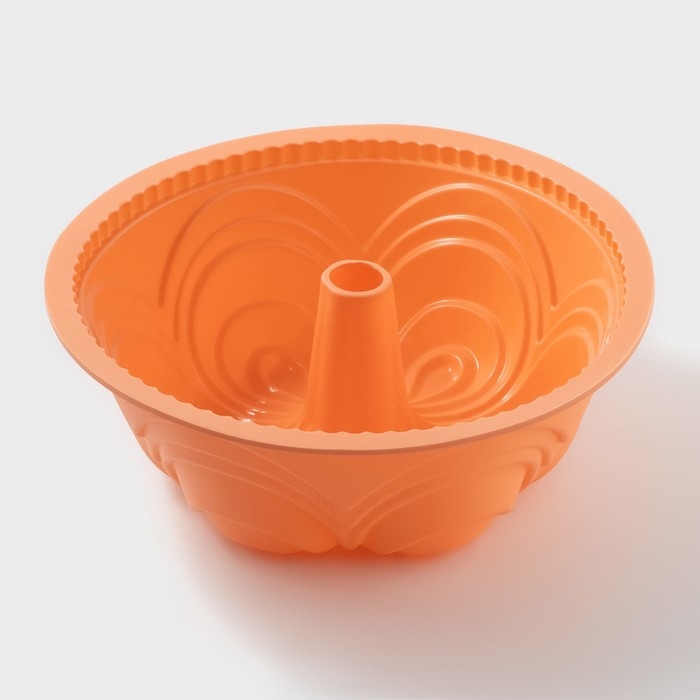 Форма для выпечки Доляна «Немецкий кекс. Торжество», силикон, d=25 см, цвет МИКС Форма для выпечки Доляна «Немецкий кекс. Торжество», силикон, d=25 см, цвет МИКС