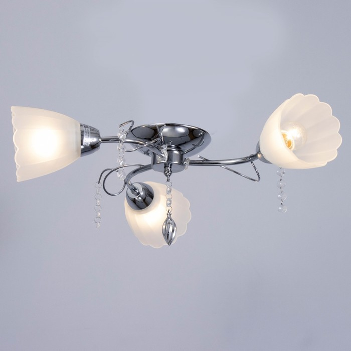 Люстра Люстра "Адель" 3x40Вт E27 хром 48х46х17 см