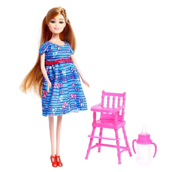 Кукла-модель «Наташа» беременная, с аксессуарами, МИКС Кукла-модель «Наташа» беременная, с аксессуарами, МИКС