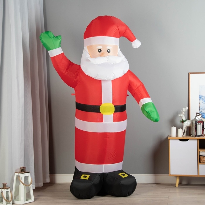 Надувная фигура  Надувная фигура "Дед Мороз" приветствует, 180 см