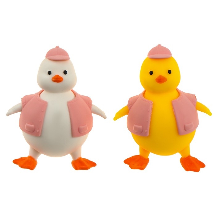 Мялка «Уточка» с пастой, цвета МИКС Мялка «Уточка» с пастой, цвета МИКС