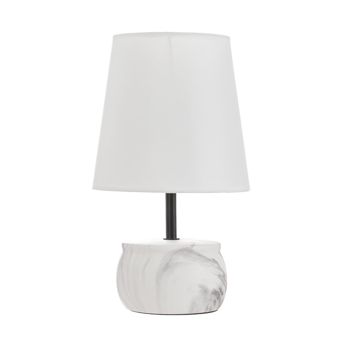 Настольная лампа Настольная лампа "Энель" E14 40Вт бело-серый 18,5х18,5х32 см RISALUX