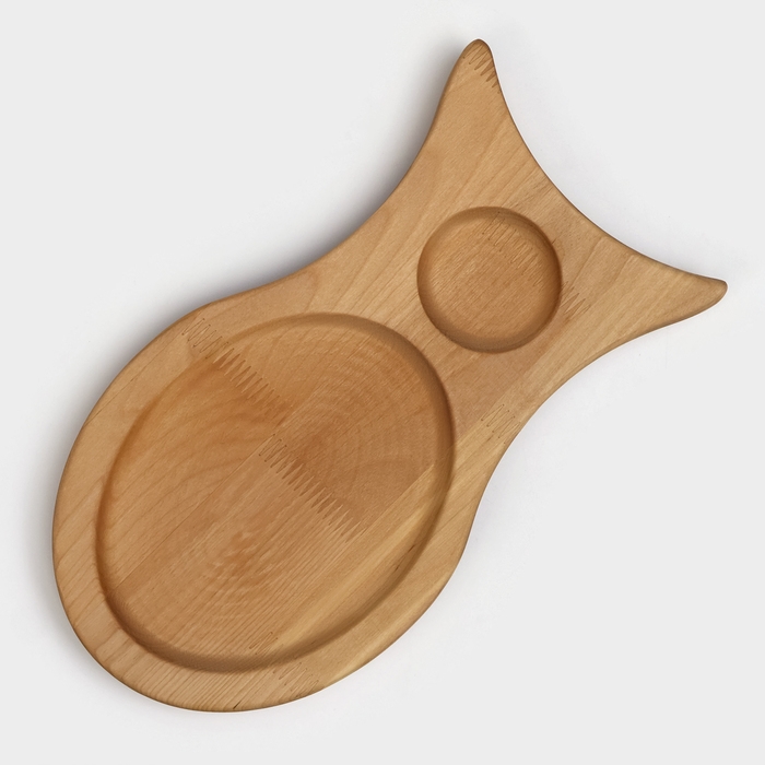 Доска для подачи рыбной продукции, пропитано минеральным маслом, 33×18 см, берёза Доска для подачи рыбной продукции, пропитано минеральным маслом, 33×18 см, берёза