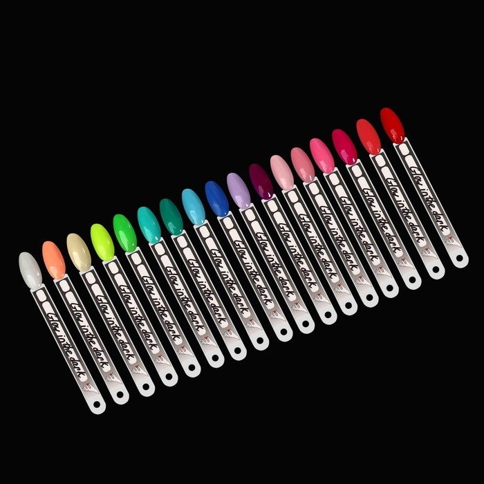 Гель лак для ногтей «GLOW IN THE DARK», 3-х фазный, 8 мл, LED/UV, люминесцентный, цвет лазурный (21)