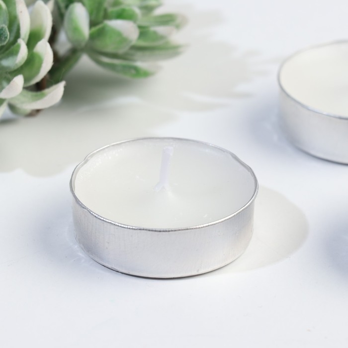 Свеча чайная ароматическая 6 шт.в под.коробке,  Свеча чайная ароматическая 6 шт.в под.коробке, "Летний вечер"