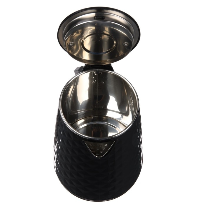 Чайник электрический Чайник электрический "Василиса" ВА-1033, пластик, колба металл, 1.8 л, 1500 Вт, чёрный