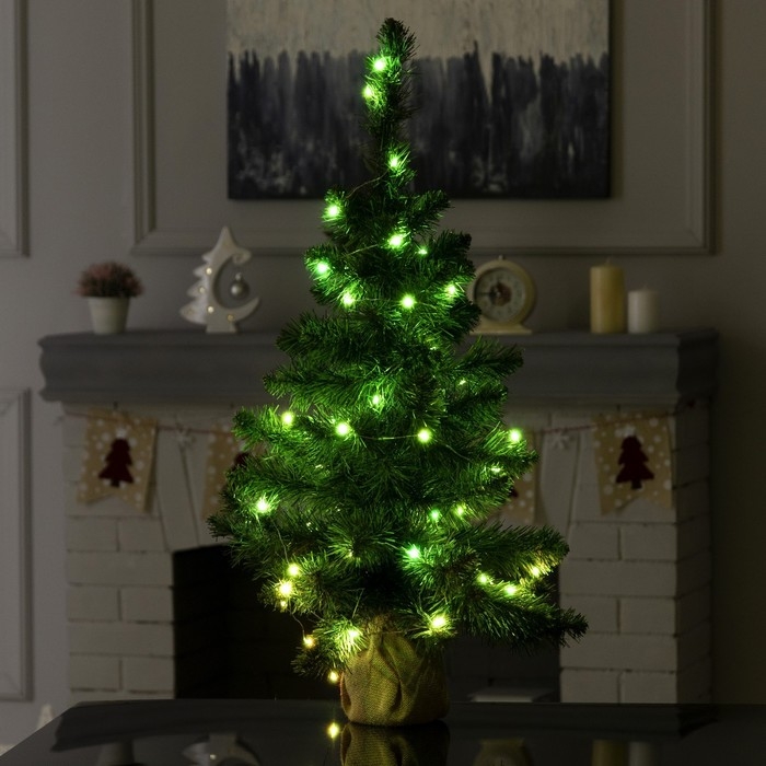 Умная гирлянда «Нить» 5 м роса, IP20, серебристая нить, 50 LED, управление с приложения, свечение RGB, USB Умная гирлянда «Нить» 5 м роса, IP20, серебристая нить, 50 LED, управление с приложения, свечение RGB, USB