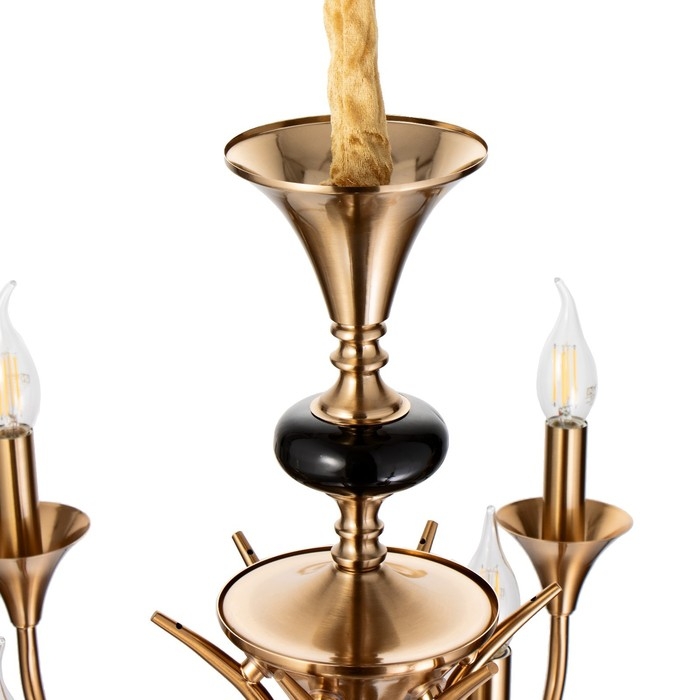 Люстра Люстра "Аллодия" 9х40Вт Е14 70х70х51 см BayerLux