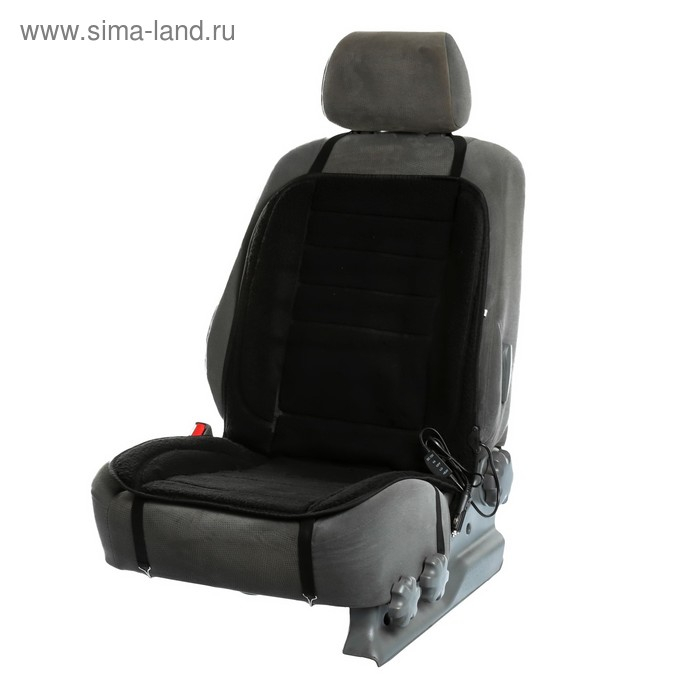 Накидка с подогревом TORSO, 12 В, регулятор, провод 120 см, иск. мех,  черный Накидка с подогревом TORSO, 12 В, регулятор, провод 120 см, иск. мех,  черный