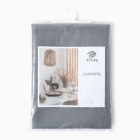 Скатерть Этель Linen collection grey 145х180см, 100%лён 210 г/м2