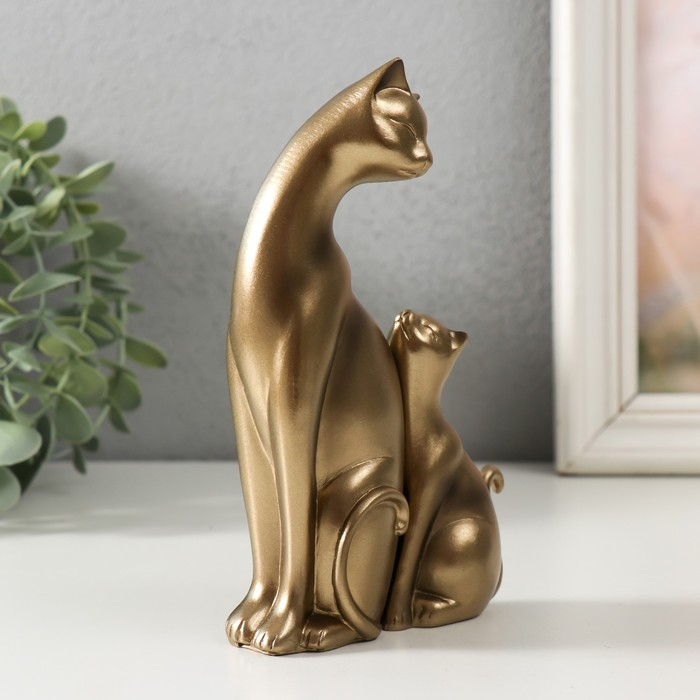 Полистоун набор кошка с котёнком 15,5 см 9,3 см (набор 2 шт) Полистоун набор кошка с котёнком 15,5 см 9,3 см (набор 2 шт)