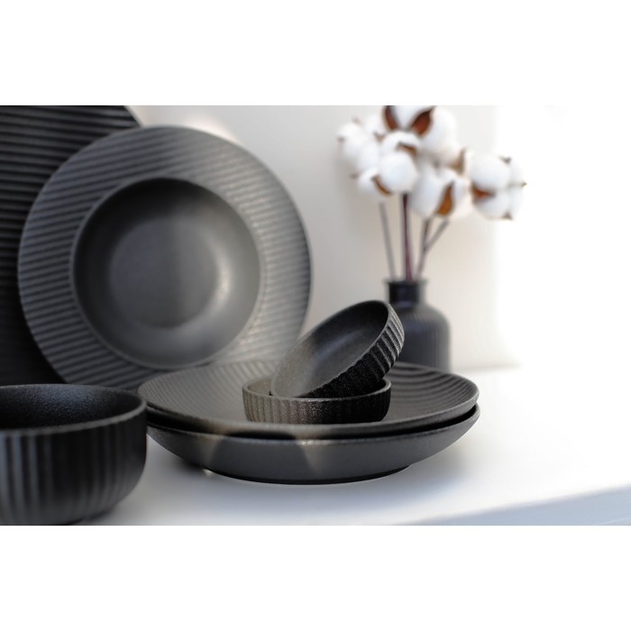 Соусник фарфоровый Magistro Line, 90 мл, фасовка 2 шт, цвет чёрный Соусник фарфоровый Magistro Line, 90 мл, фасовка 2 шт, цвет чёрный