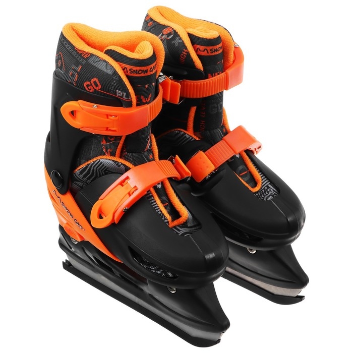 Коньки детские раздвижные Snow Cat, р. 34-37 Коньки детские раздвижные Snow Cat, р. 34-37