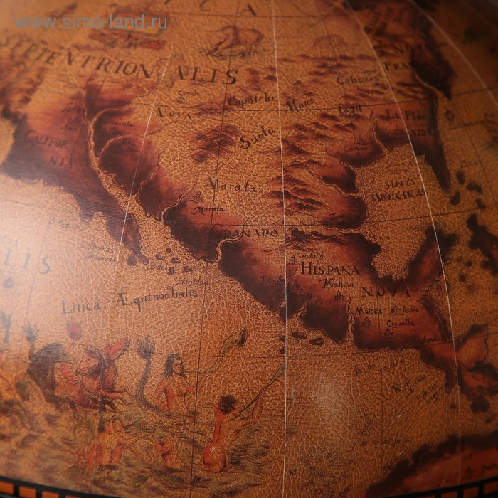 Глобус бар декоративный Глобус бар декоративный "Карта странника" 87х47х47 см