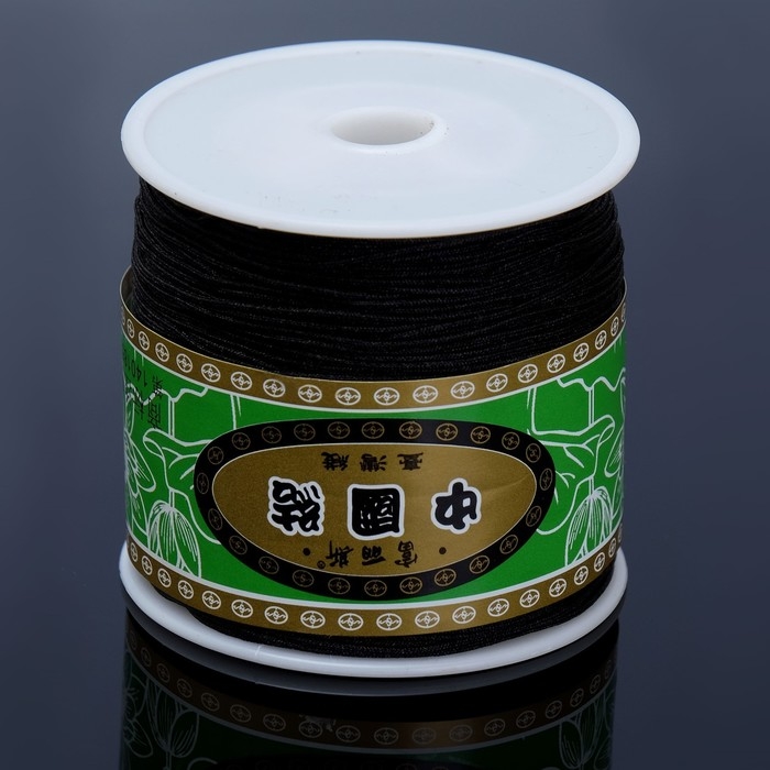 Шнур «Шамбала» длина 100 м, d=1 мм, цвет чёрный Шнур «Шамбала» длина 100 м, d=1 мм, цвет чёрный