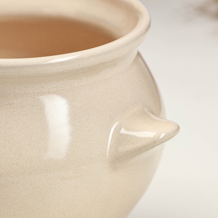 Горшок керамический для запекания №6, 0,65л / 12х12см, валентинка Горшок керамический для запекания №6, 0,65л / 12х12см, валентинка