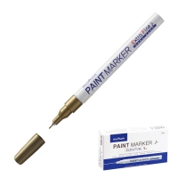 Маркер-краска (лаковый) MunHwa Extra Fine Paint Marker, 1.0 мм, золотой