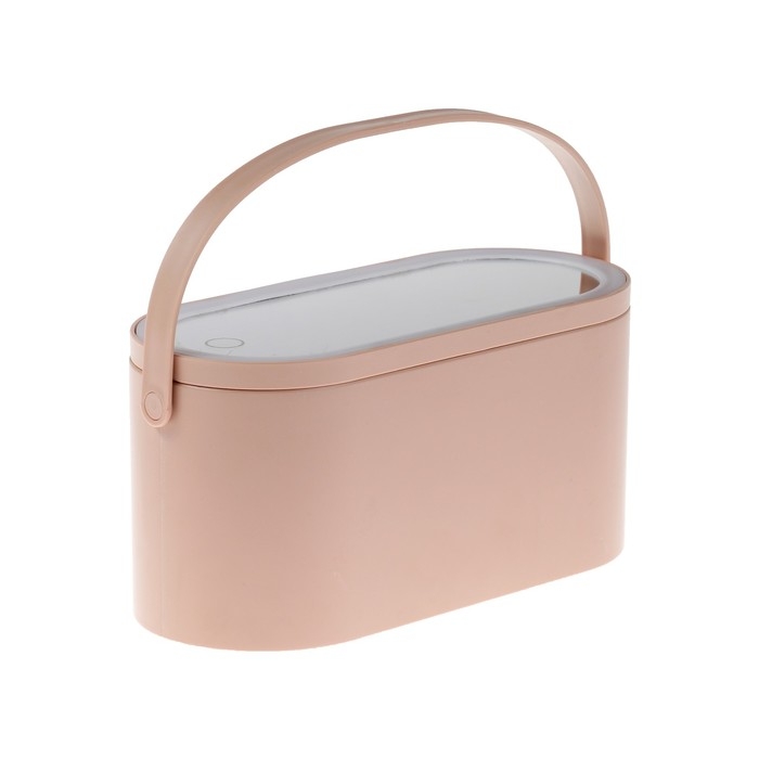 Кейс для косметики с зеркалом KZ-14, подсветка, 96 диодов Кейс для косметики с зеркалом KZ-14, подсветка, 96 диодов