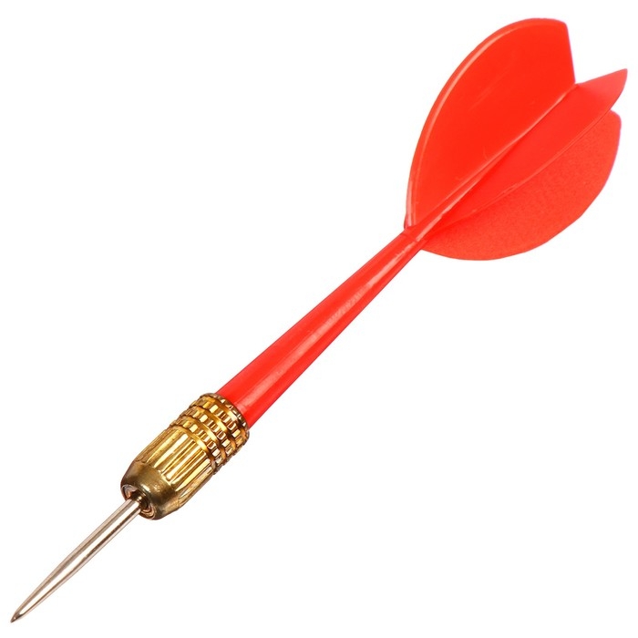 Дротики для дартса ONLYTOP, 6 шт., металлический наконечник, вес 6 г, цвета МИКС Дротики для дартса ONLYTOP, 6 шт., металлический наконечник, вес 6 г, цвета МИКС