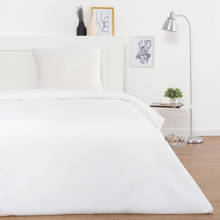 Постельное бельё 1,5 сп., размер 143х215 см, 145х214 см, 70х70 см - 1 шт., бязь отбеленная Постельное бельё 1,5 сп., размер 143х215 см, 145х214 см, 70х70 см - 1 шт., бязь отбеленная