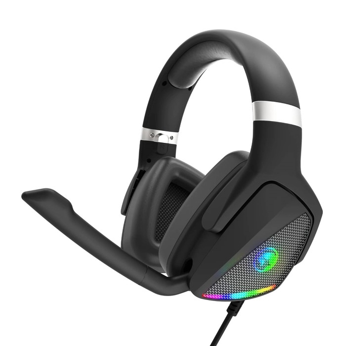 Наушники Marvo HG9068, игровые, полноразмерные, микрофон, USB, 2.1 м, RGB, чёрные Наушники Marvo HG9068, игровые, полноразмерные, микрофон, USB, 2.1 м, RGB, чёрные