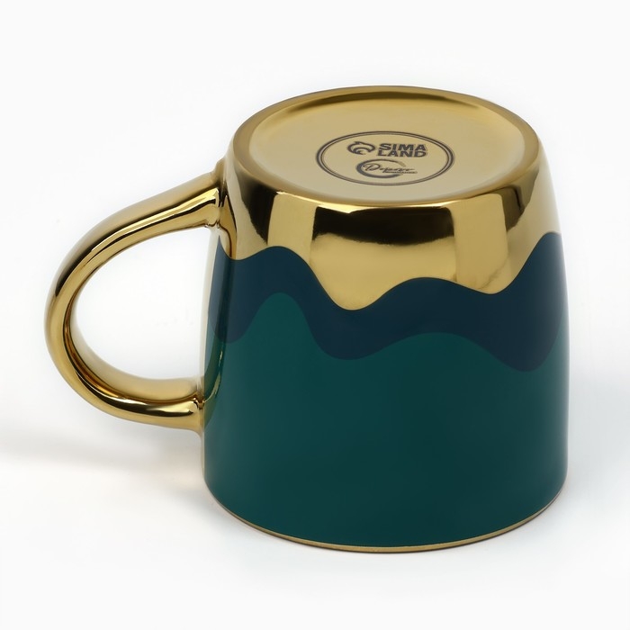 Кружка керамическая «Всё будет хорошо», 300 мл, цвет зелёный Кружка керамическая «Всё будет хорошо», 300 мл, цвет зелёный