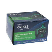 Насос циркуляционный Оasis C 32/8, напор 8 м, 170 л/мин, 145/220/245 Вт