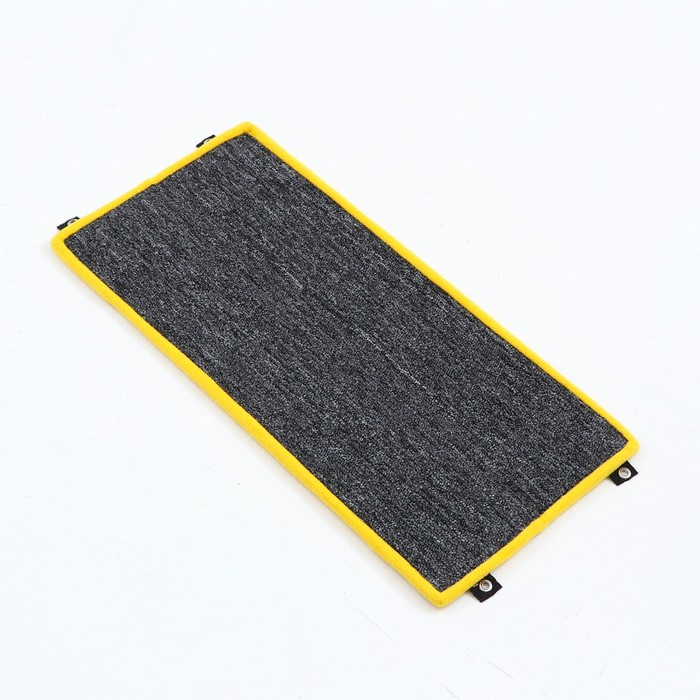 Когтеточка  угловая средняя, ковролиновая с пропиткой, 57 х 13 см, микс цветов Когтеточка  угловая средняя, ковролиновая с пропиткой, 57 х 13 см, микс цветов