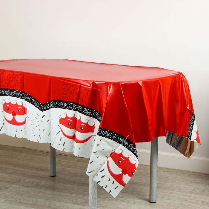 Новый год! Скатерть &laquo;Дед мороз&raquo;, 137 &times; 183 см