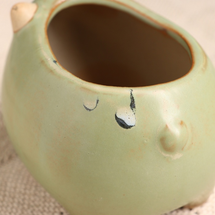 Горшок Горшок "Лаки Свинка" 11х9х8см