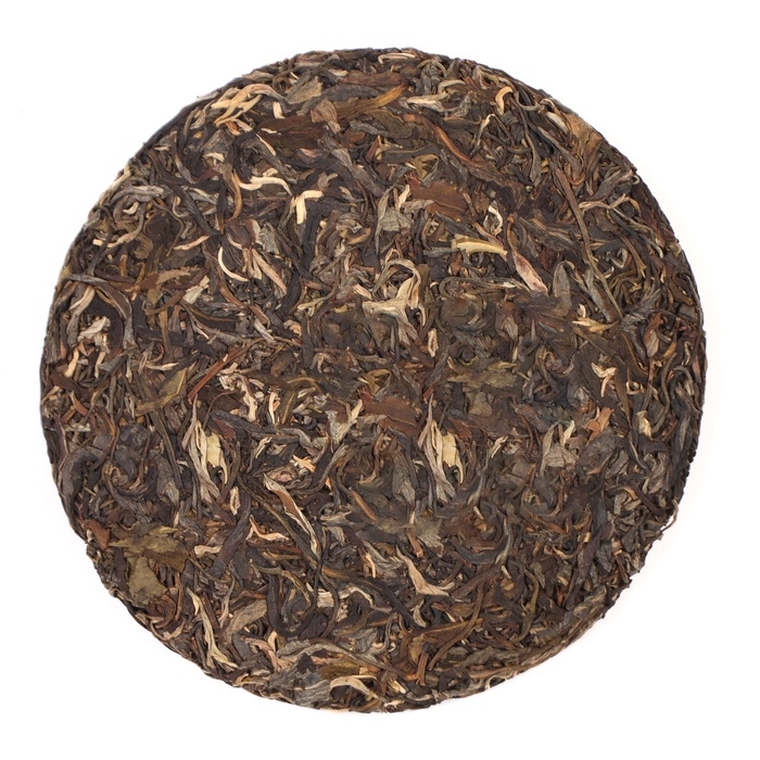 Чай китайский зелёный  Чай китайский зелёный "Шен Пуэр Мэнсун", уезд Мэнхай, 2022 г, блин, 357 г