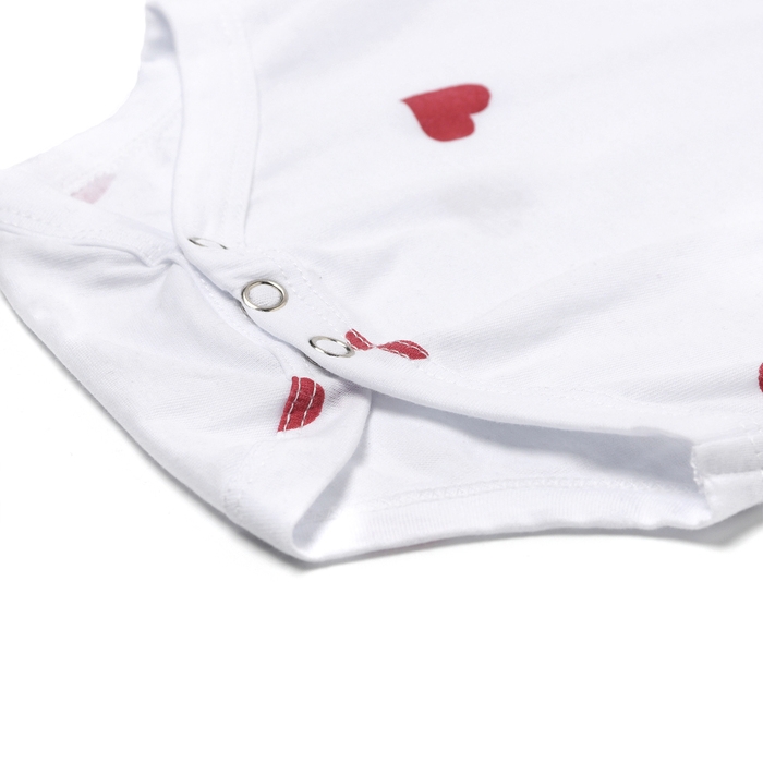 Боди детское с рюшами MINAKU, цвет молочный, рост 62-68 см Боди детское с рюшами MINAKU, цвет молочный, рост 62-68 см