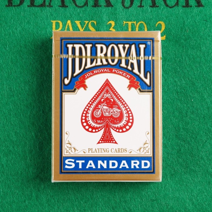 Карты игральные бумажные Jdlroyal 280 г/м2, пластиковое покрытие Карты игральные бумажные Jdlroyal 280 г/м2, пластиковое покрытие
