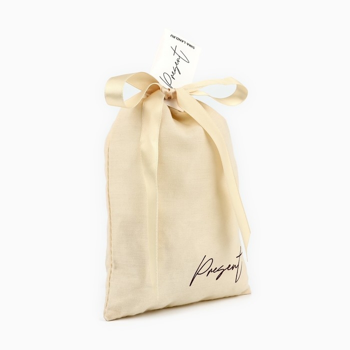 Мешок из хлопка «Подарок», 13 × 18 см Мешок из хлопка «Подарок», 13 × 18 см