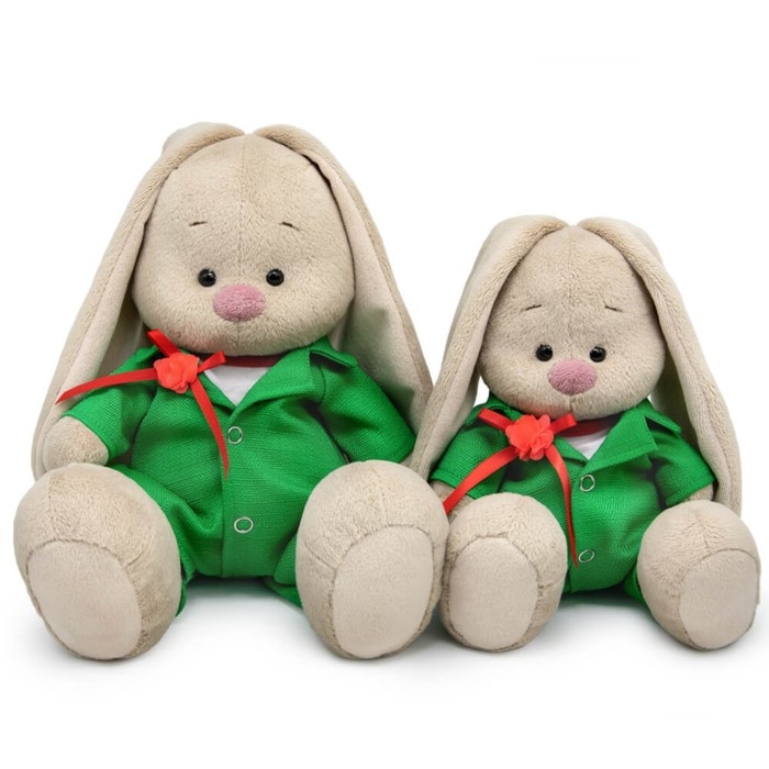 Мягкая игрушка «Зайка Ми», в зелёном комбинезоне, 18 см Мягкая игрушка «Зайка Ми», в зелёном комбинезоне, 18 см