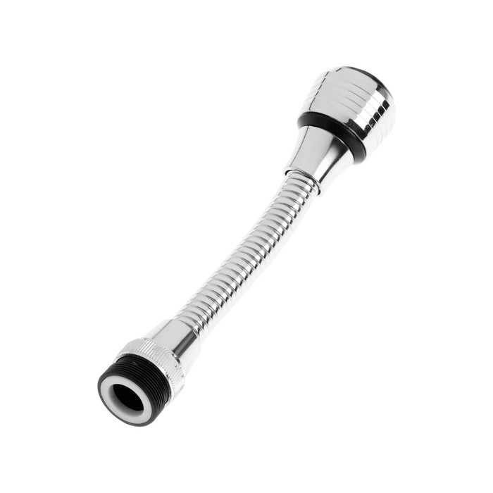 Аэратор ZEIN, регулировка потока, на гибком шланге, 160 мм, универсальный, пластик Аэратор ZEIN, регулировка потока, на гибком шланге, 160 мм, универсальный, пластик