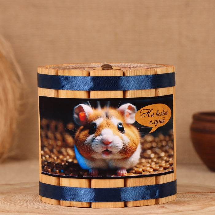 Бочка-копилка Бочка-копилка "На всякий случай", 12х12х12 см