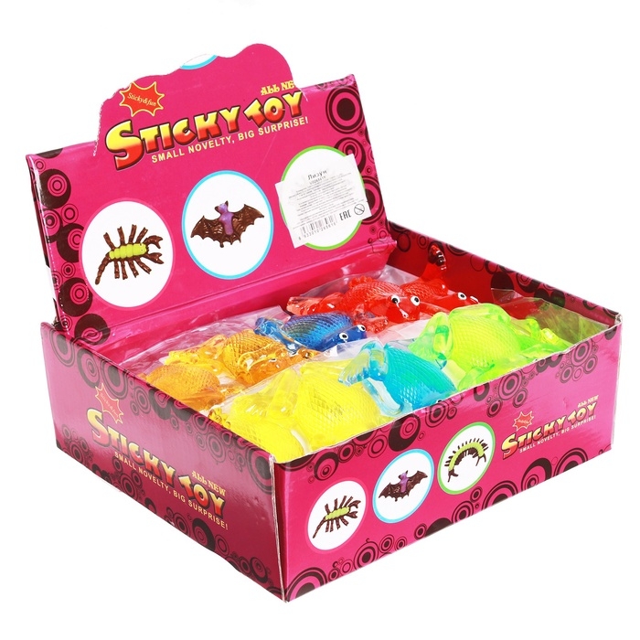 Липучка «Лягушка» в коробке, МИКС Липучка «Лягушка» в коробке, МИКС