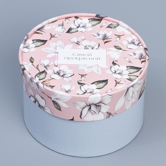 Набор шляпных коробок 2 в 1, упаковка подарочная, «Цветы», 16 х 11.5, 13 х 9 см Набор шляпных коробок 2 в 1, упаковка подарочная, «Цветы», 16 х 11.5, 13 х 9 см