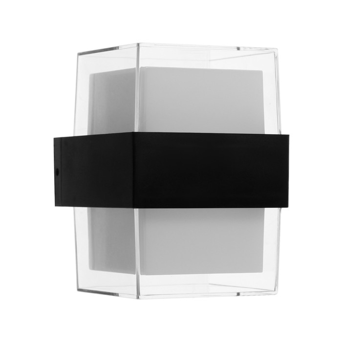 Светильник фасадный «Гранд двойной», FSD-056, 10 Вт, 3000К, IP65, 220 В, пластик, черный Светильник фасадный «Гранд двойной», FSD-056, 10 Вт, 3000К, IP65, 220 В, пластик, черный